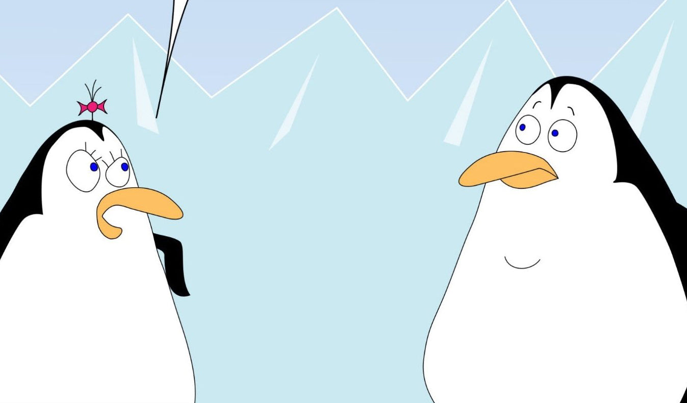 Funny Cartoon About Global Warming WithPenguins Infidelity joke print