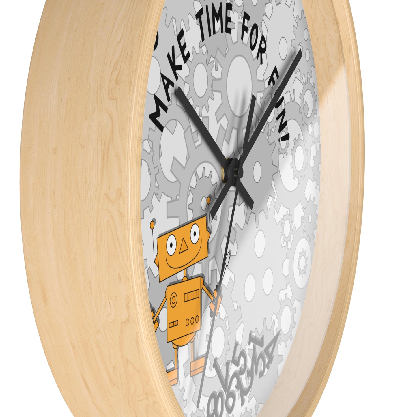 Make Time For Fun Robot Wall Clock A Playful Decor For Kids’ Room Decor