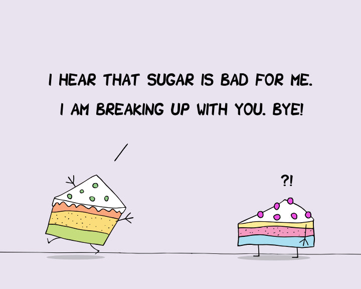Funny Pun With A Breakup Cakes Sugar And Health Nut accent mug 11oz