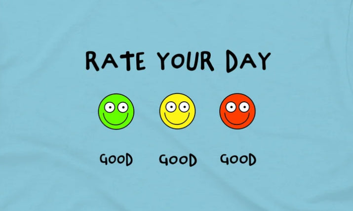 Smiley Emojis Design For Positive Children Rate Your Day On A Scale From One To Ten Good Mood Good Day Unisex T-shirt