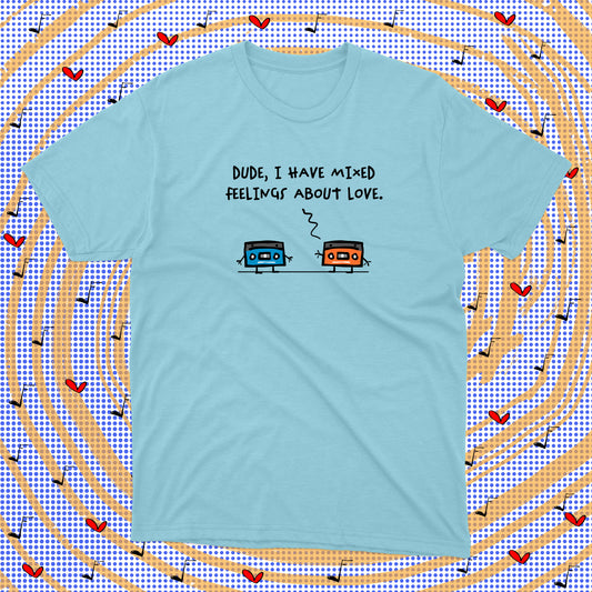 The 2 Funny Cassettes Talking About Mix Tapes And Mixed Feelings About Love Affairs Cotton Tee